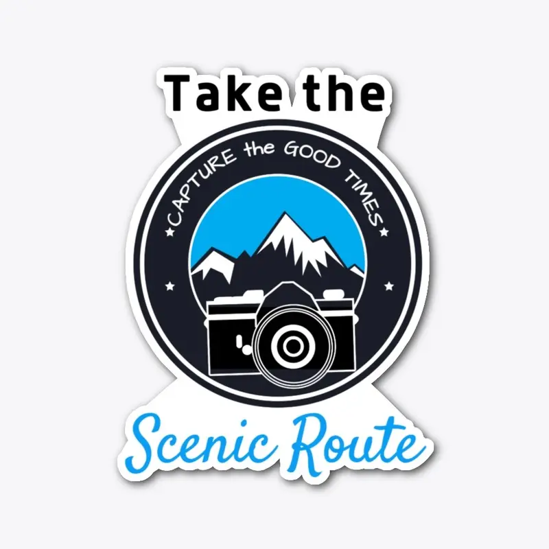 Take the Scenic Route Camera Tees