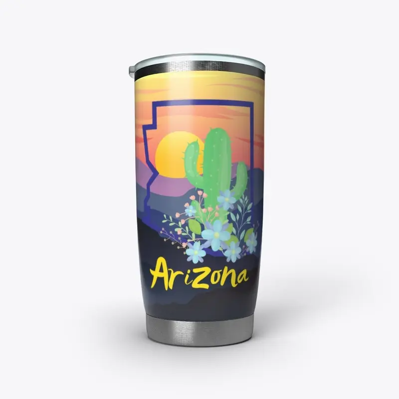 Arizona Saguaro Sunset Tees & More