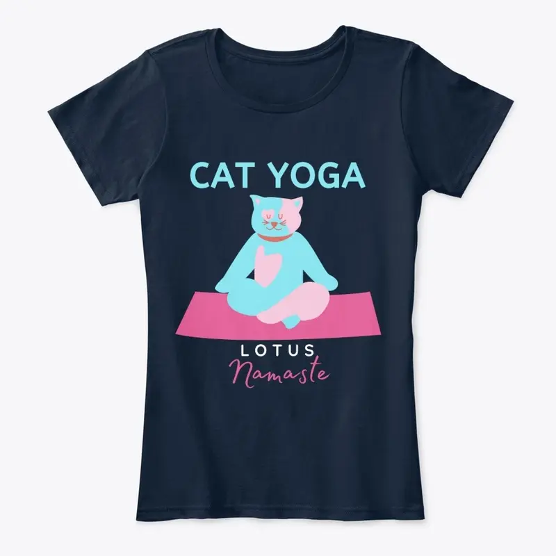 CAT YOGA - Lotus Tees & More